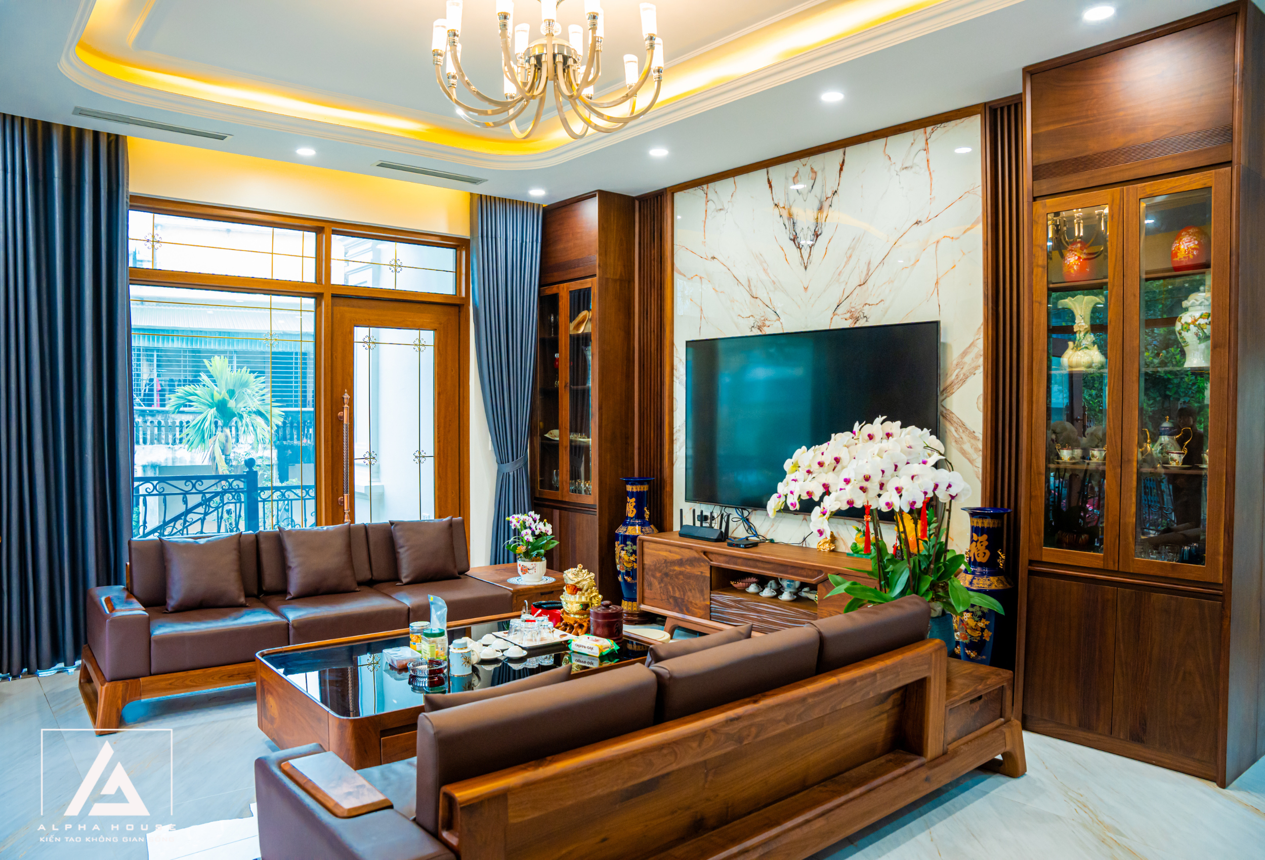 NỘI THẤT GỖ ÓC CHÓ - VĨNH YÊN