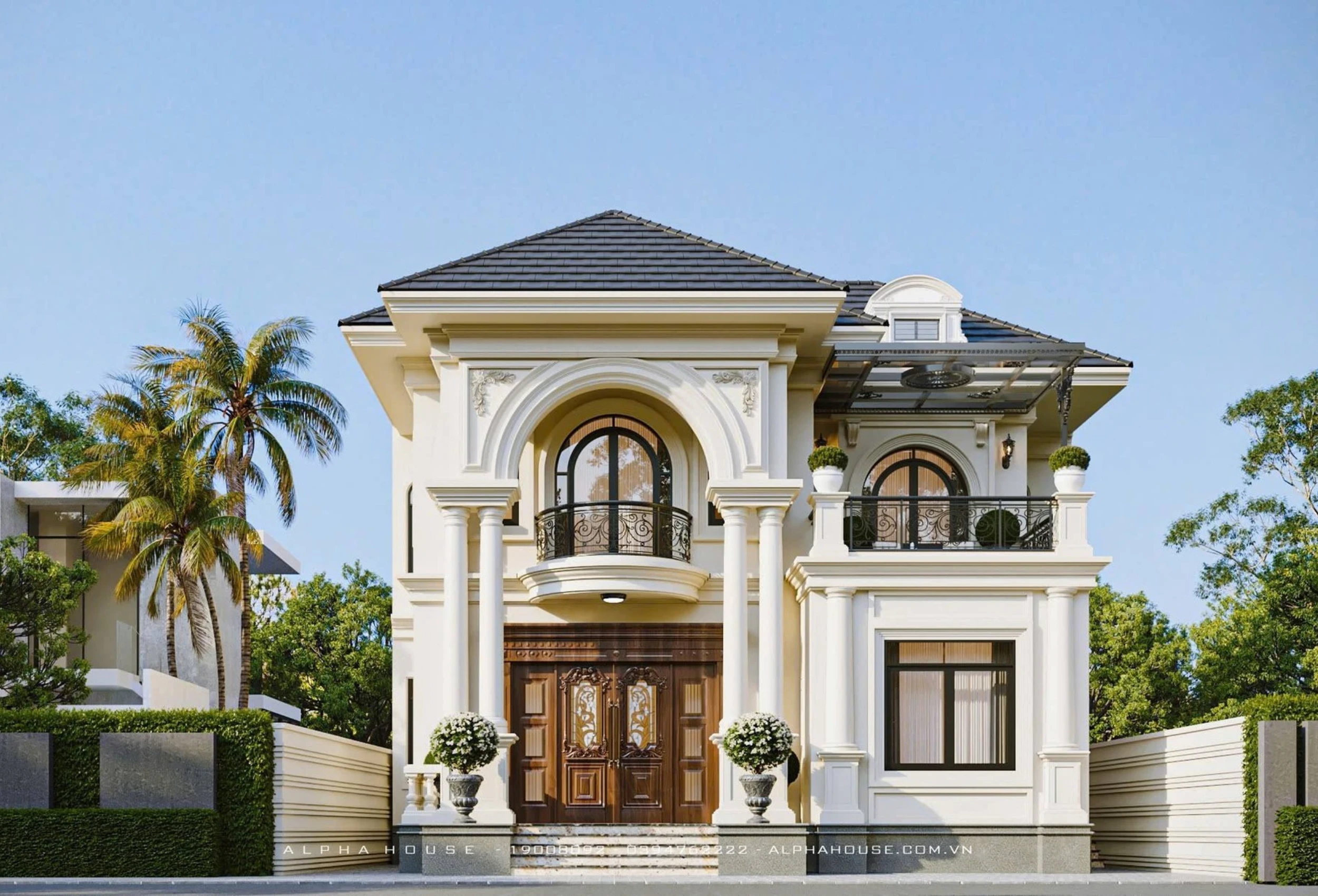 BIỆT THỰ GIA ĐÌNH HOÀNG HỒNG